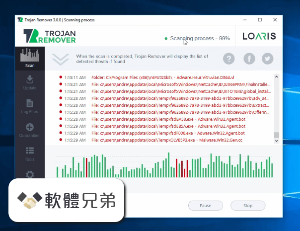 Loaris Trojan Remover Screenshot 4