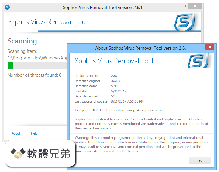 Sophos Virus Removal Tool Screenshot 4