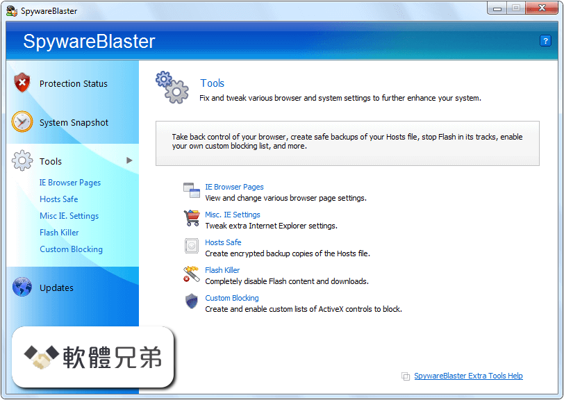 SpywareBlaster Screenshot 4