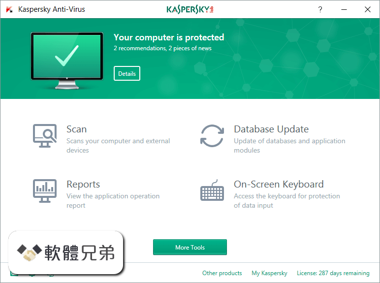 Kaspersky Anti-Virus Screenshot 1