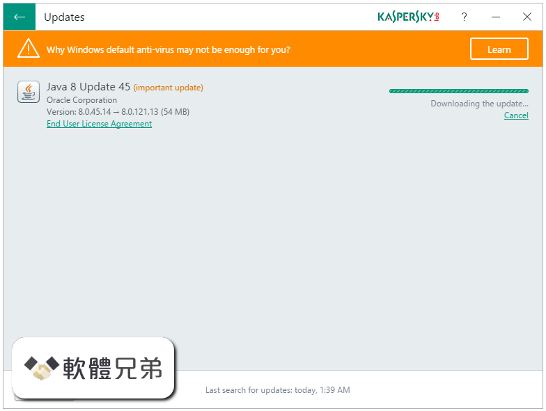 Kaspersky Software Updater Screenshot 4