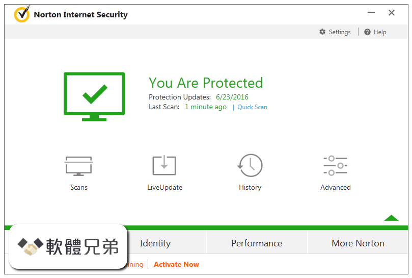 Norton Security Screenshot 1