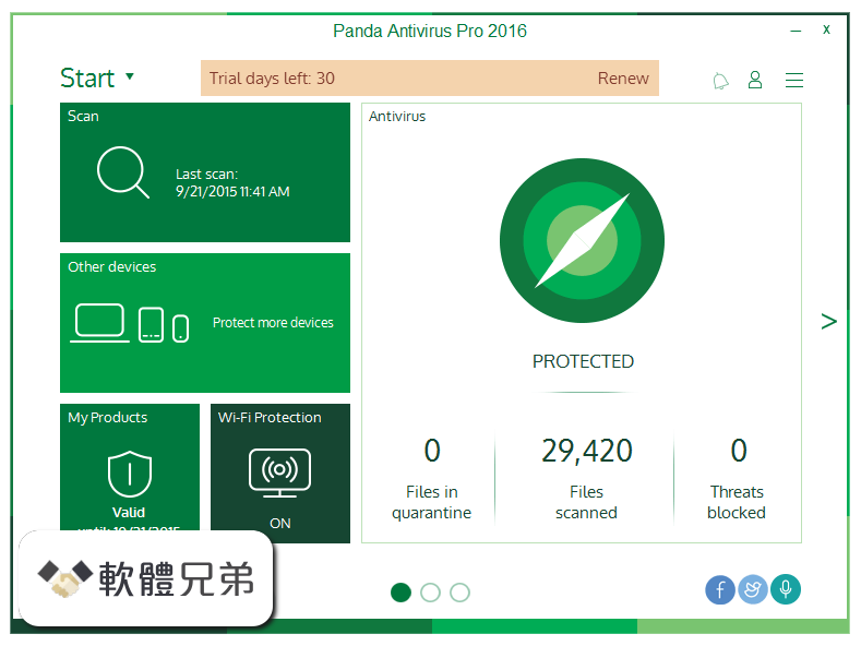 Panda Antivirus Pro Screenshot 1
