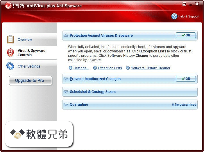 Trend Micro Antivirus+ (32-bit) Screenshot 3