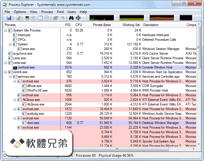 Process Explorer Screenshot 1