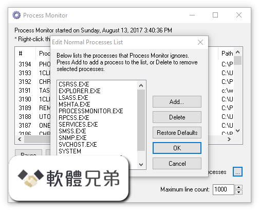 Process Monitor Screenshot 2