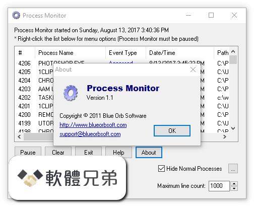 Process Monitor Screenshot 3