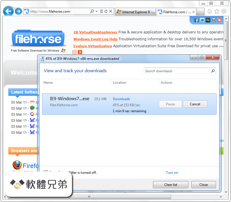 Internet Explorer (Windows7 64) Screenshot 3