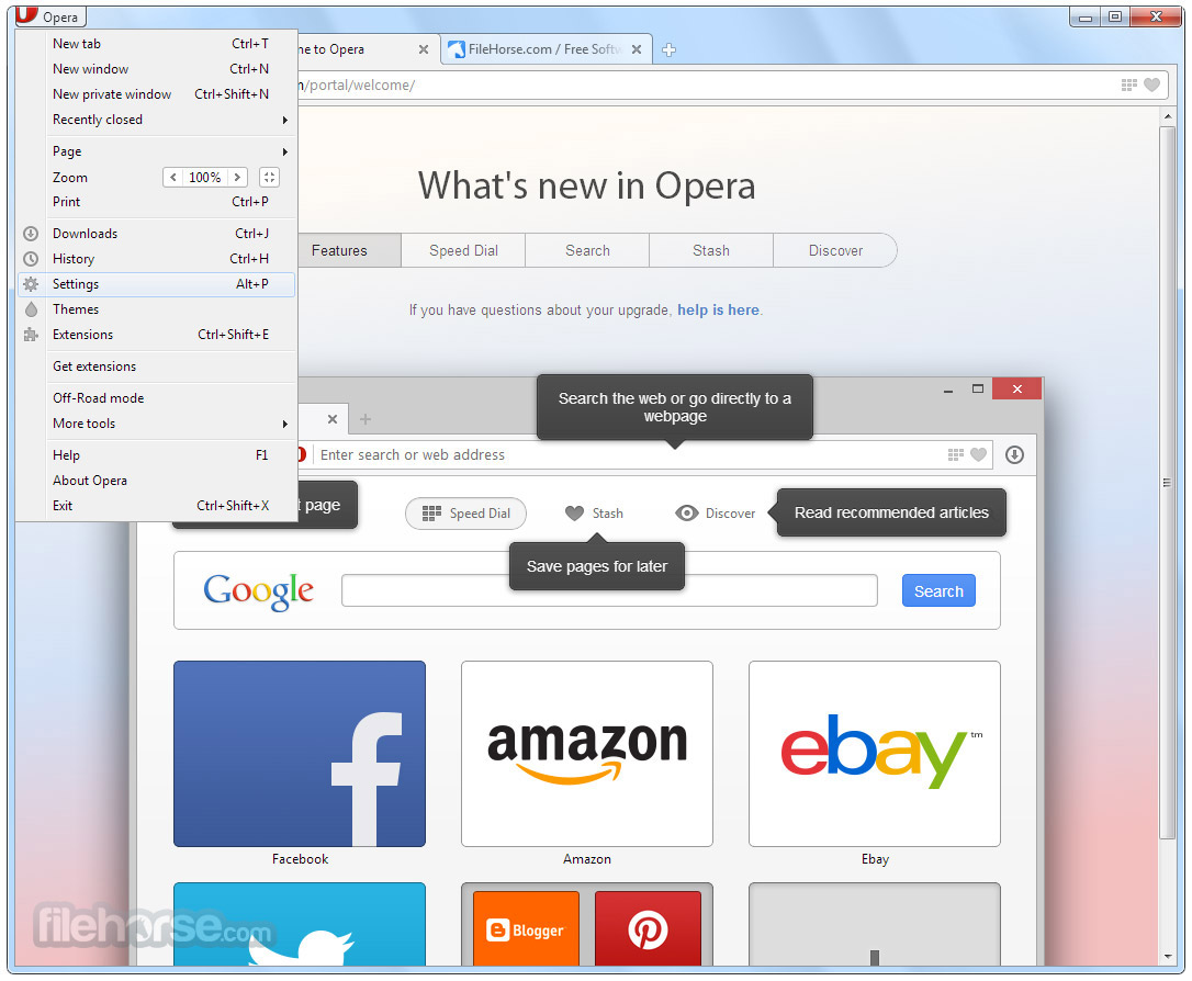 Opera (32-bit) Screenshot 3