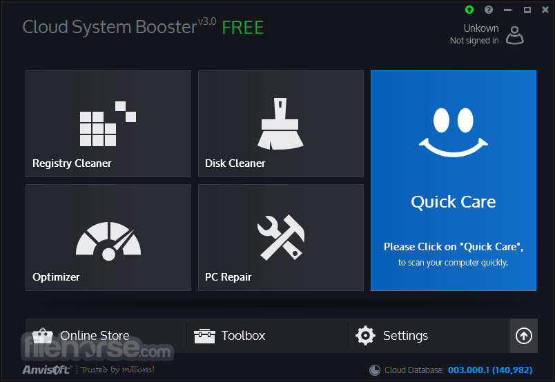 Cloud System Booster Screenshot 1