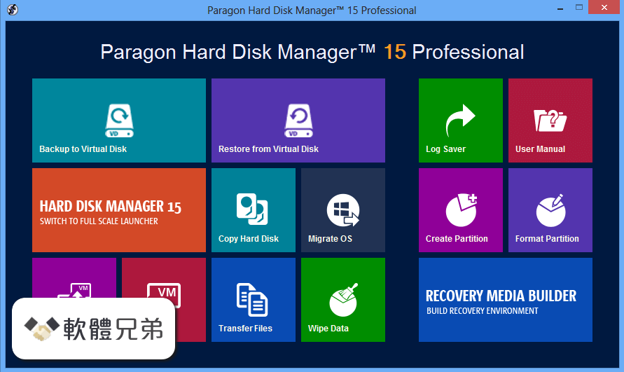 Paragon Hard Disk Manager (64-bit) Screenshot 1