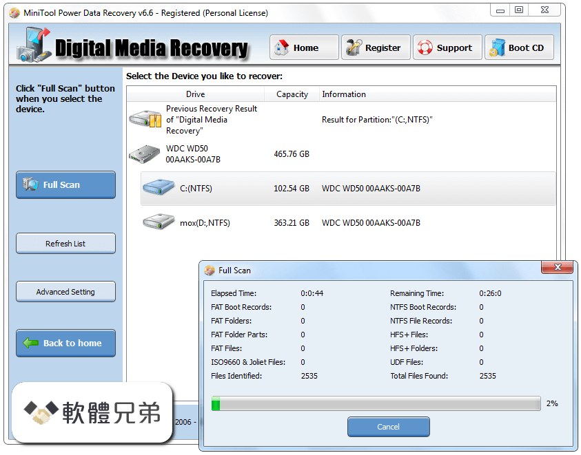 MiniTool Power Data Recovery Free Screenshot 3