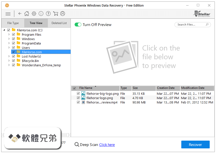 Stellar Phoenix Windows Data Recovery Screenshot 3