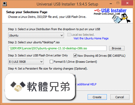 Universal USB Installer Screenshot 1