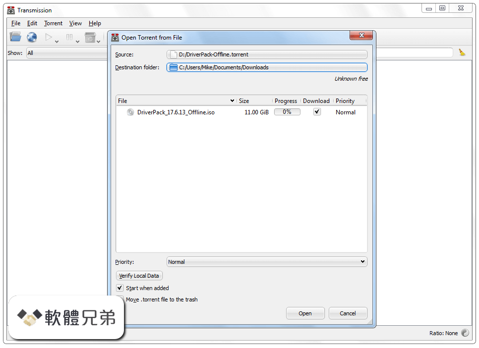 Transmission-Qt (64-bit) Screenshot 2