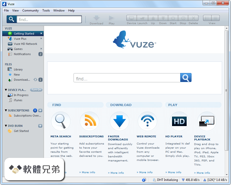 Vuze (32-bit) Screenshot 1