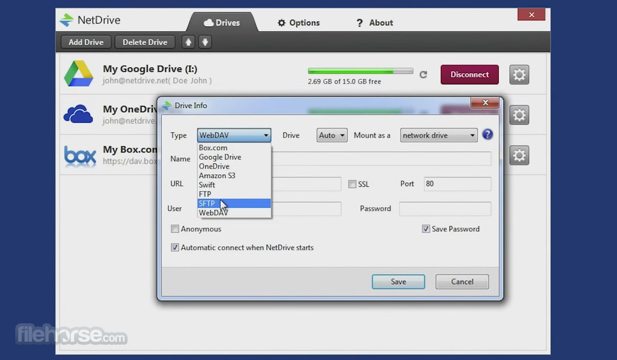 NetDrive Screenshot 3