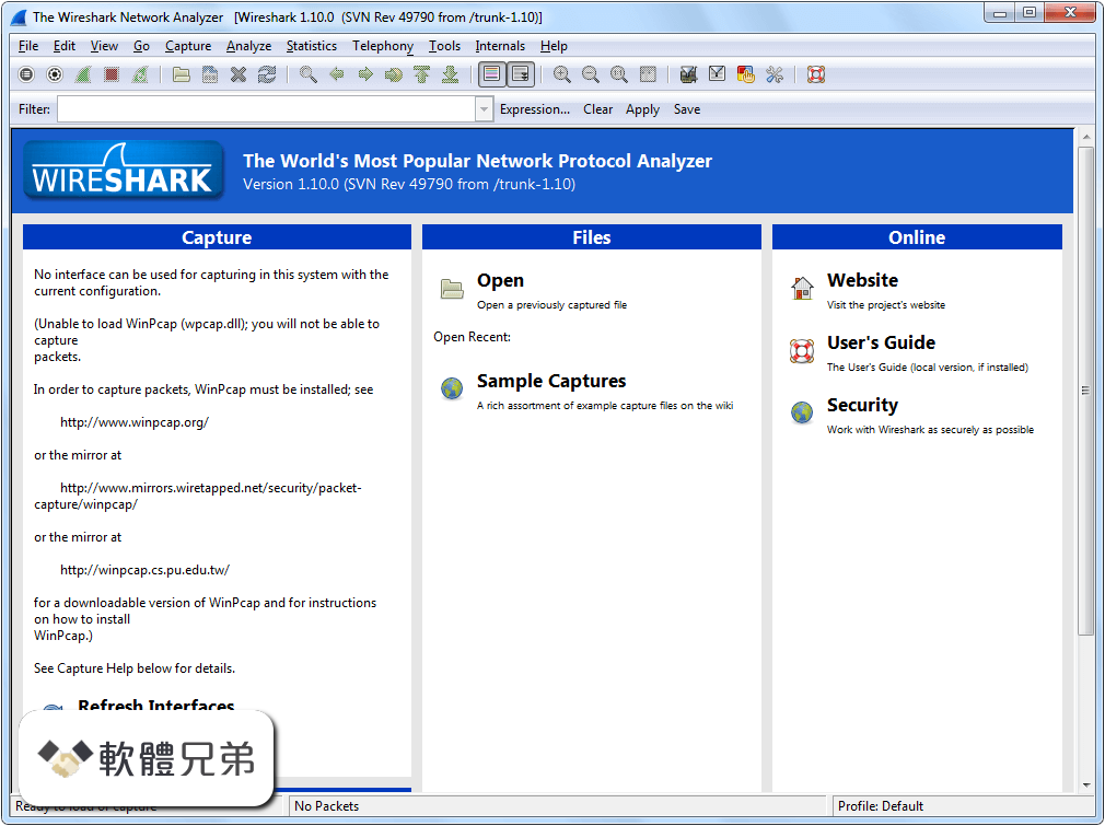 Wireshark (32-bit) Screenshot 1