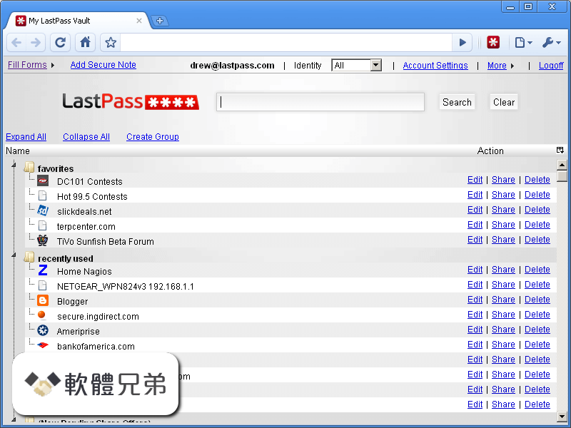 LastPass (64-bit) Screenshot 1