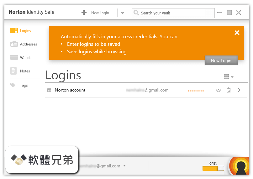 Norton Identity Safe Screenshot 1