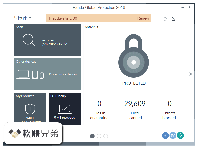 Panda Global Protection Screenshot 1
