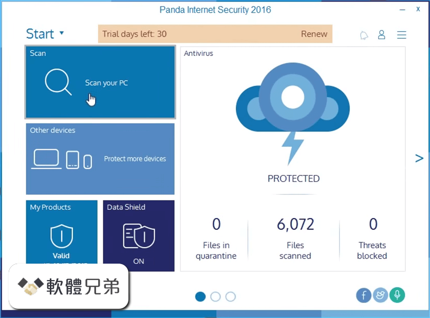 Panda Internet Security Screenshot 1