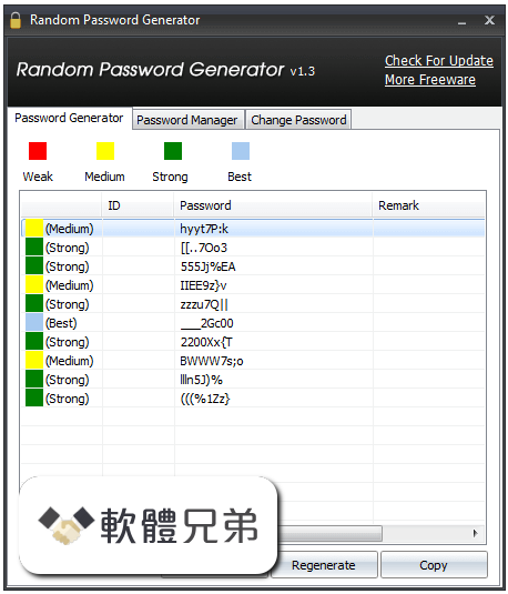 Random Password Generator Screenshot 2