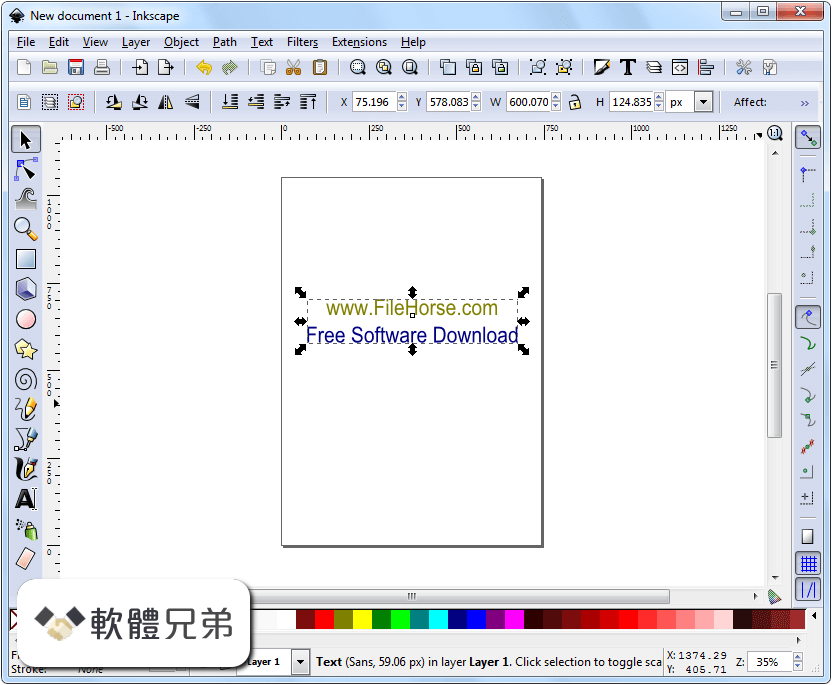 Inkscape (32-bit) Screenshot 1