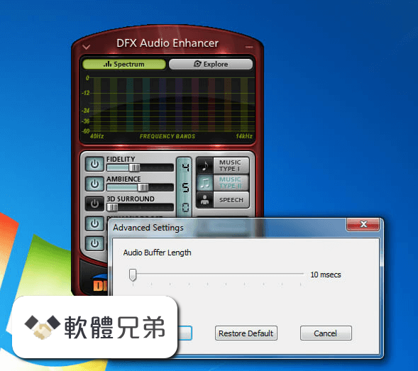 DFX Audio Enhancer Screenshot 2