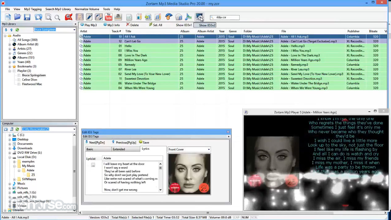 Zortam Mp3 Media Studio Screenshot 3