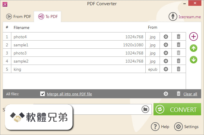 IceCream PDF Converter Screenshot 3