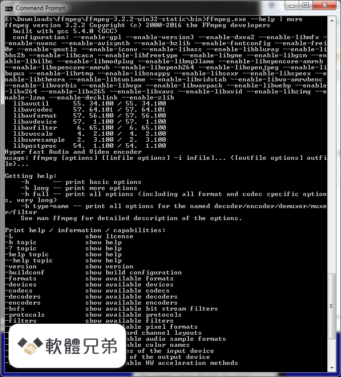 FFmpeg (32-bit) Screenshot 1
