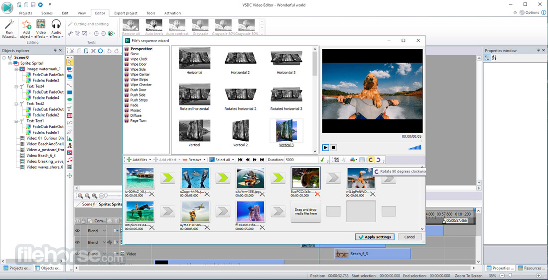 VSDC Free Video Editor (32-bit) Screenshot 4