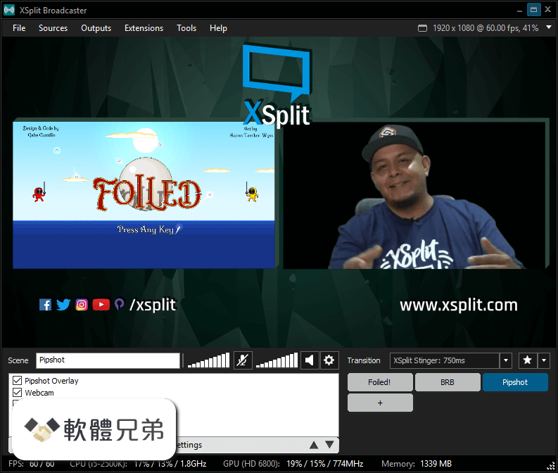 XSplit Broadcaster Screenshot 4